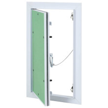 Berkfield Access Panel Green and Silver 20 x 35 cm
