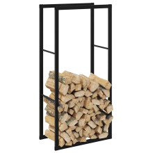 Berkfield Firewood Rack Black 55x30x116 cm Steel