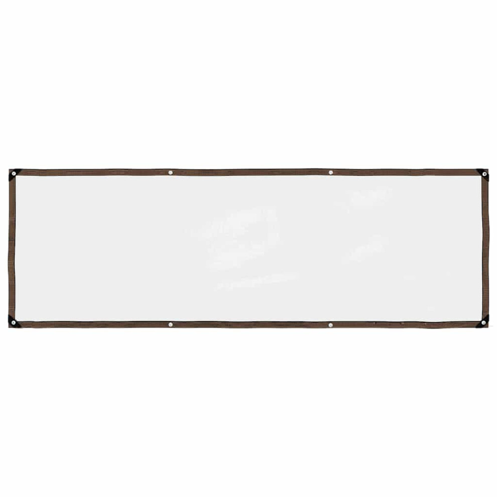 Berkfield Clear Tarpaulin With Eyelets 1X3 M Polyethylene 788620730667