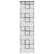 Berkfield Shower Roller Blind with Cassette 70x240 cm Fabric Width 66 cm