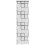Berkfield Shower Roller Blind with Cassette 60x240 cm Fabric Width 56 cm 1