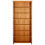 Berkfield 7-Tier Bookcase 90x22.5x200 cm Solid Oak Wood 2
