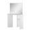 Berkfield Corner Dressing Table Cosmetic Table Make-up Table White 4