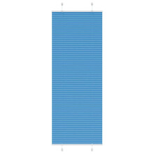 Berkfield Pleated Blind Blue 75x200 cm Fabric Width 74.4 cm Polyester