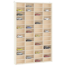Berkfield Wooden Collector's Display Case with 56 Compartments 40x4.5x60cm