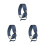 3Pièces -Bébé Marine Sling Bébé Respirant Doux Pour Sorties 4