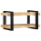 Berkfield Wall Shelf 70x33x35 cm Solid Rough Wood Mango 1