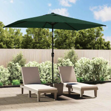 Berkfield Garden Parasol 200 x 300 cm Green Rectangular