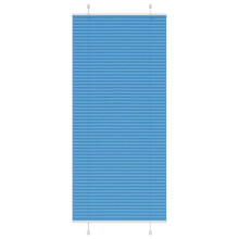 Berkfield Pleated Blind Blue 85x200 cm Fabric Width 84.4 cm Polyester