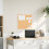 Berkfield Cork Board with Solid Pine Wood Frame 60x55 cm 1