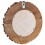 Berkfield Wall Mirror 40 cm Teak Round 4