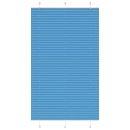 Berkfield Pleated Blind Blue 115x200 cm Fabric Width 114.4 cm Polyester
