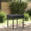 Berkfield Table Cover Plain Black 62 x 62 x 15 cm Fabric 1