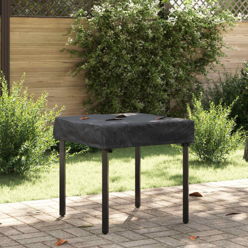Berkfield Table Cover Plain Black 62 x 62 x 15 cm Fabric