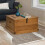 Berkfield Storage Chest HALDEN 91x91x47 cm Solid Wood Pine 1