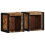 Berkfield Bedside Cabinets 2 pcs Multicolour 40x35x40 cm Solid Wood Reclaimed 1
