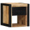 Berkfield Bedside Cabinet 40x35x40 cm Solid Rough Wood Mango 1