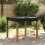 Berkfield Table Cover Plain Black 92 x 92 x 15 cm Fabric 1