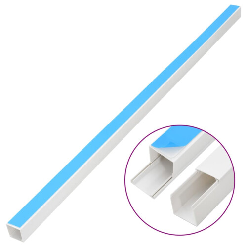 Berkfield Cable Trunking Self-Adhesive 20x10 mm 30 m PVC 2