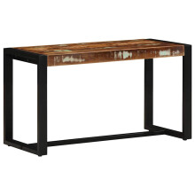 Berkfield Bench Multicolour 80x35x45 cm Solid Wood Reclaimed