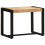 Berkfield Bench 60x35x45 cm Solid Rough Wood Mango 1