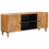 Berkfield TV Units Light Brown 105 x 33 x 46 cm Solid Mango Wood 1