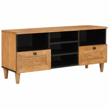 Berkfield TV Units Light Brown 100 x 33 x 46 cm Engineered wood
