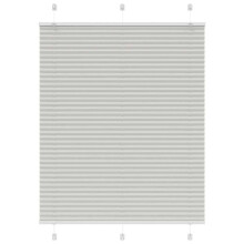 Berkfield Pleated Blind Light Grey 105x150 cm Fabric Width 104.4 cm Polyester