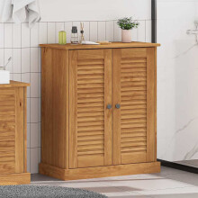 Berkfield Bathroom Cabinet VIGO Brown and Honey Brown 68 x 34 x 80 cm
