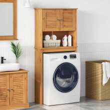 Berkfield Washing Machine Cabinet with Shelf VIGO Brown and Honey Brown