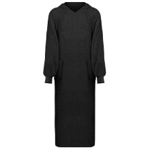 Berkfield Blanket Hoodie KINN Black XXL Cotton