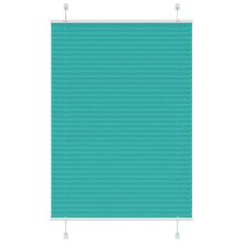 Berkfield Pleated Blind Petrol Green 85x100 cm Fabric Width 84.4 cm Polyester
