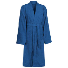 Berkfield Bathrobe KINN Blue XXL Cotton