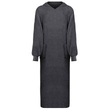 Berkfield Blanket Hoodie KINN Anthracite XXL Cotton