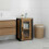 Berkfield Bathroom Cabinet Brown 40 x 30 x 60 cm Solid Mango Wood 1