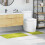 Berkfield Anti-slip Bath Mat Set 2 pcs Green PP 1