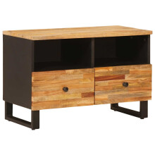 Berkfield TV Cabinet with Storage Brown 70 x 33 x 46 cm Solid Mango Wood