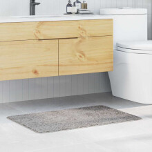 Berkfield Anti-slip Bath Mat Grey 60 x 90 cm PP