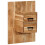 Berkfield Bedside Cabinet 60x32x80 cm Solid Wood Acacia 1