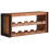 Berkfield Wine Rack Brown 100 x 45 x 33 cm Solid Reclaimed Wood 1