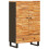 Berkfield Storage Highboard Brown 60 x 33 x 100 cm Solid Mango Wood 1