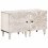 Berkfield Bedside Cabinet 2 pcs White 40 x 33.5 x 46 cm Solid Mango Wood 1