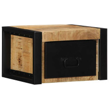 Berkfield Bedside Cabinets 2 pcs 40x35x25 cm Solid Rough Wood Mango