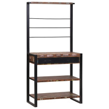 Berkfield Kitchen Rack Multicolour and Black 80 x 40 x 160 cm