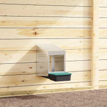 Berkfield Chicken Nesting Box 1 Compartment Wall-Mounted Galvanised Steel