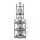 Corner Plant Rack Black 1