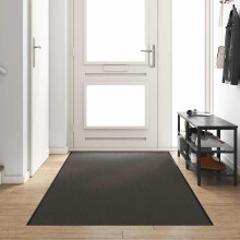 Berkfield Doormat Anthracite and Black 120 x 350 cm 100% Polyamide