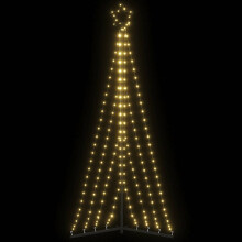 Berkfield LED Christmas Tree 339 LEDs Warm White 187 cm