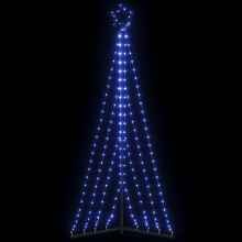 Berkfield LED Christmas Tree 339 LEDs Blue 187 cm