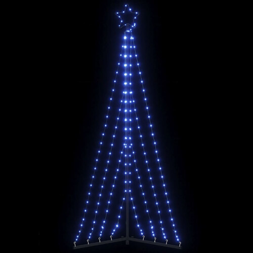 Berkfield LED Christmas Tree 339 LEDs Blue 187 cm